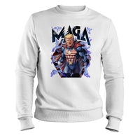 Load image into Gallery viewer, MAGA sweatshirt white color
