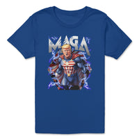 Load image into Gallery viewer, Maga Hero youth tee true royal color
