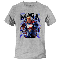 Load image into Gallery viewer, Maga Hero T-shirt Athletic Heather color
