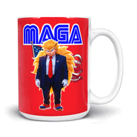 Load image into Gallery viewer, MAGA sonic mug 15oz red color
