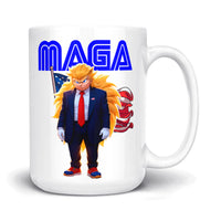 Load image into Gallery viewer, MAGA sonic mug 15oz white color
