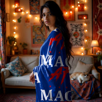 Load image into Gallery viewer, MAGA AF Velveteen Plush Blanket
