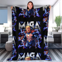 Load image into Gallery viewer, MAGA Hero Velveteen Plush Blanket

