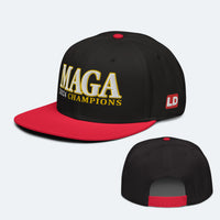 Load image into Gallery viewer, MAGA OG Snapback Hat black red color
