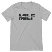 Load image into Gallery viewer, MILF Tee athletic heather color
