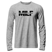 Load image into Gallery viewer, MILF Long Sleeve Shirt Athletic Heather color
