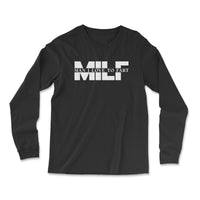Load image into Gallery viewer, MILF Long Sleeve Shirt black color
