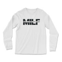 Load image into Gallery viewer, MILF Long Sleeve Shirt white color
