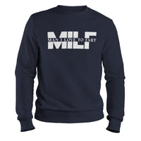 Load image into Gallery viewer, MILF Crewneck Sweatshirt navy color
