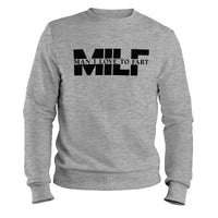Load image into Gallery viewer, MILF Crewneck Sweatshirt sport grey color
