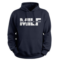 Load image into Gallery viewer, MILF Hoodie navy color
