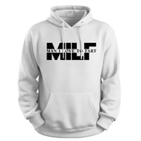 Load image into Gallery viewer, MILF Hoodie white color
