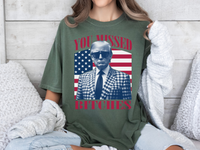 Load image into Gallery viewer, Missed Trump Bootleg T-shirt moss color
