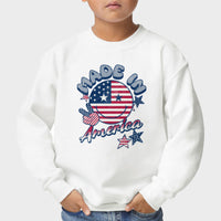 Load image into Gallery viewer, Made in America Youth Crewneck Sweatshirt | Model
