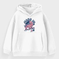 Load image into Gallery viewer, Made in America Toddler Hoodie | White
