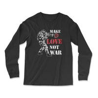 Load image into Gallery viewer, Make Love Long Sleeve Shirt | Black 
