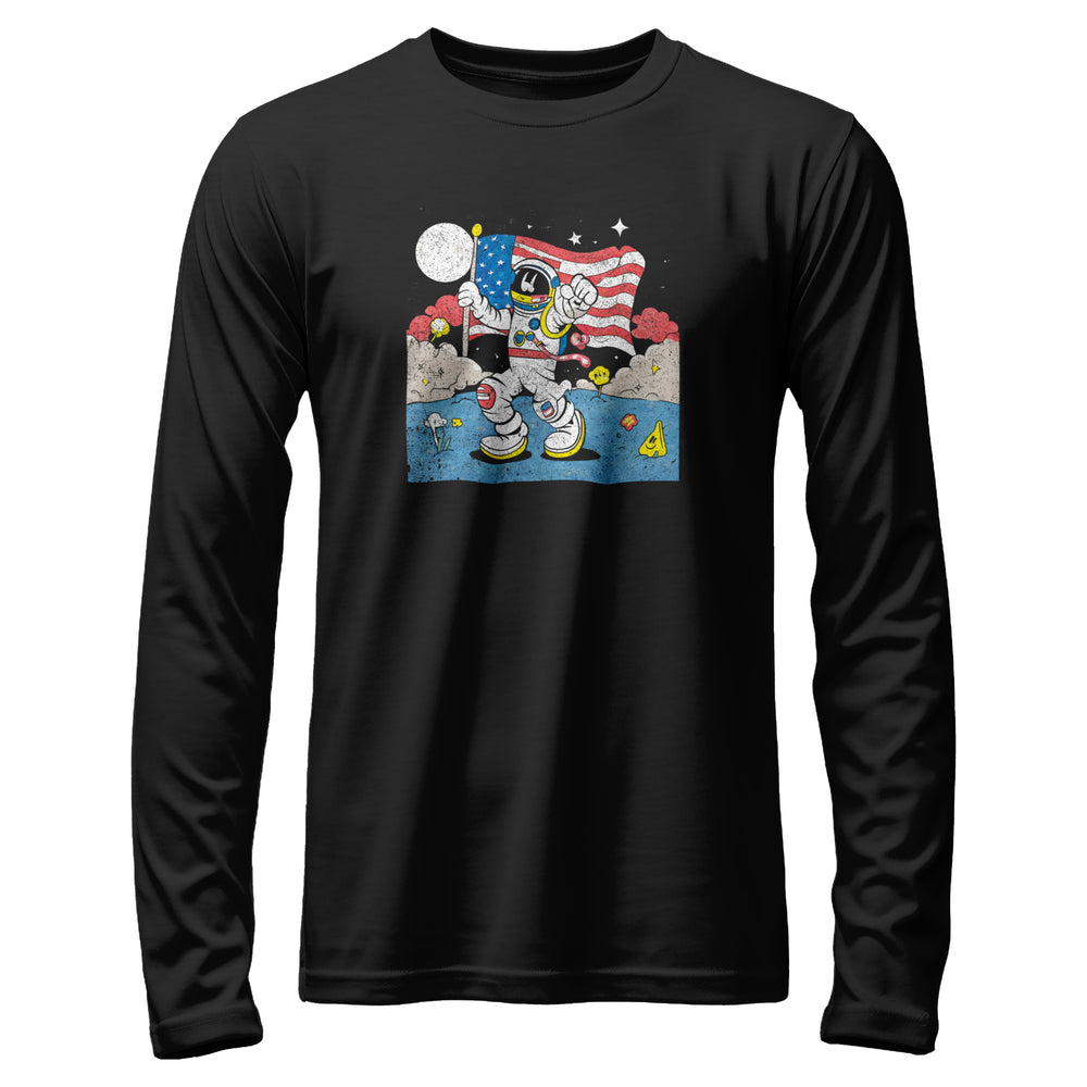 Moonwalk Marvel Long Sleeve Shirt black color