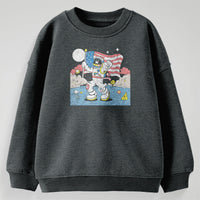 Load image into Gallery viewer, Moonwalk Marvel Youth Crewneck Sweatshirt | Dark Heather
