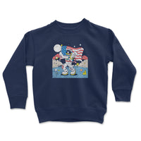 Load image into Gallery viewer, Moonwalk Marvel Youth Crewneck Sweatshirt | Black
