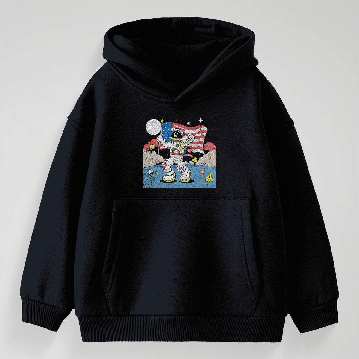 Moonwalk Marvel Toddler Hoodie | Black 