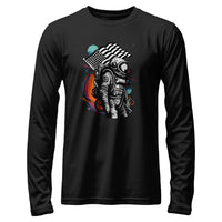 Load image into Gallery viewer, Cosmic Valor Long Sleeve Shirt black color
