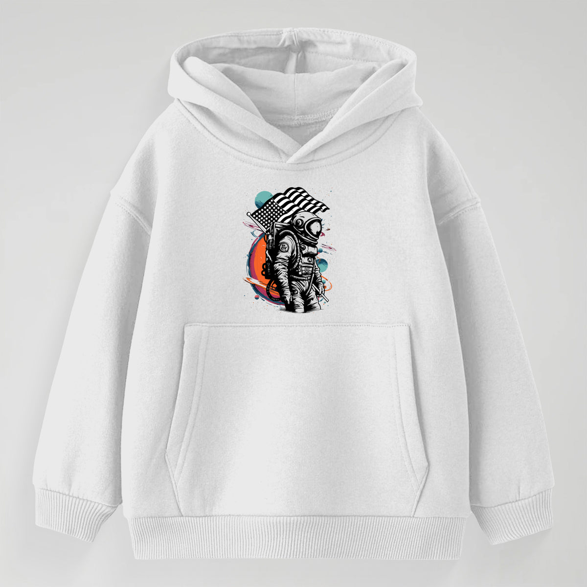 Cosmic Valor Toddler Hoodie | White
