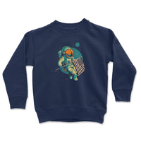 Load image into Gallery viewer, orbital patriot youth crewneck sweatshirt

