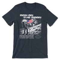 Load image into Gallery viewer, Man on the Moon Tee | Heather Navy
