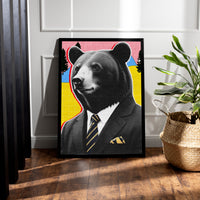 Load image into Gallery viewer, Market Analyst Trading Vertical Framed Canvas Wall Art
