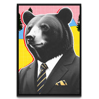 Load image into Gallery viewer, Market Analyst Trading Vertical Framed Canvas Wall Art
