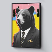 Load image into Gallery viewer, Market Analyst Trading Vertical Framed Canvas Wall Art
