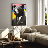 Load image into Gallery viewer, Market Analyst Trading Vertical Framed Canvas Wall Art
