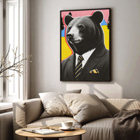 Load image into Gallery viewer, Market Analyst Trading Vertical Framed Canvas Wall Art
