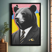 Load image into Gallery viewer, Market Analyst Trading Vertical Framed Canvas Wall Art
