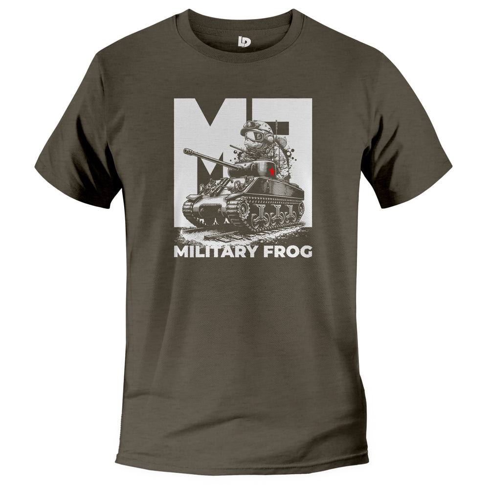 MILITARY FROG, MILITARY TANKER WITH FROG RIDING, PATRIOTIC