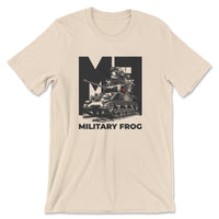 Load image into Gallery viewer, Military Frog T-Shirt | Soft Cream
