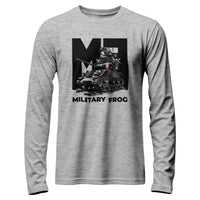 Load image into Gallery viewer, Military Frog Long Sleeve Shirt Athletic Heather color
