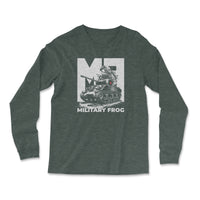 Load image into Gallery viewer, Military Frog Long Sleeve Shirt | Heather Forest
