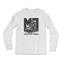 Load image into Gallery viewer, Military Frog Long Sleeve Shirt | White
