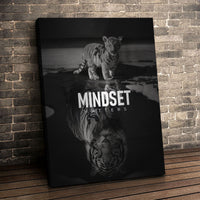 Load image into Gallery viewer, Mindset Matters Vertical Canvas Wall Art
