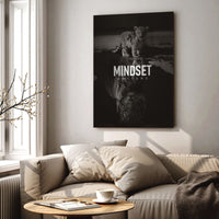 Load image into Gallery viewer, Mindset Matters Vertical Canvas Wall Art
