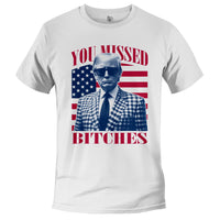 Load image into Gallery viewer, Missed Trump T-shirt white color
