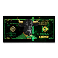 Load image into Gallery viewer, Money Bull II Matte Canvas Wall Art
