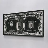 Load image into Gallery viewer, Money Bull Matte Canvas Wall Art
