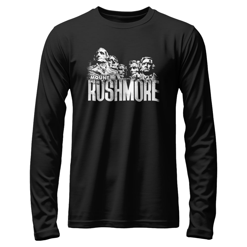 Modern Rushmore Long Sleeve Tee black color