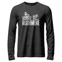 Load image into Gallery viewer, Modern Rushmore Long Sleeve Tee dark grey heather color
