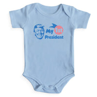 Load image into Gallery viewer, my 1st president baby onesie, donald j trump baby clothing
