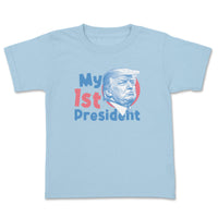 Load image into Gallery viewer, My 1st President Trump, Infant T-Shirt | light blue
