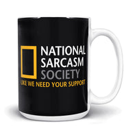 Load image into Gallery viewer, NSS Mug 15oz black color

