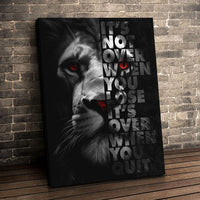 Load image into Gallery viewer, Never Quit Vertical Canvas Wall Art
